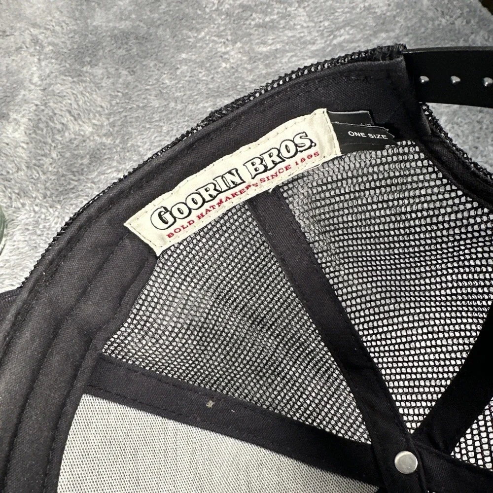 Goorin Bros The Farm The Black Sheep Black Trucker Hat One Size Snapback